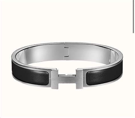 hermes silver h bracelet|hermes clic h price.